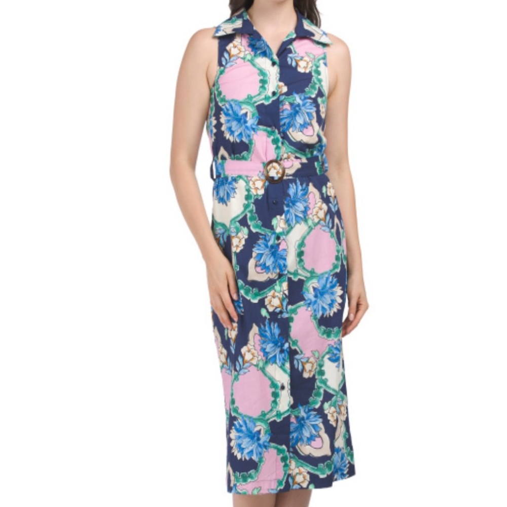 MAGARI Floral Midi Dress